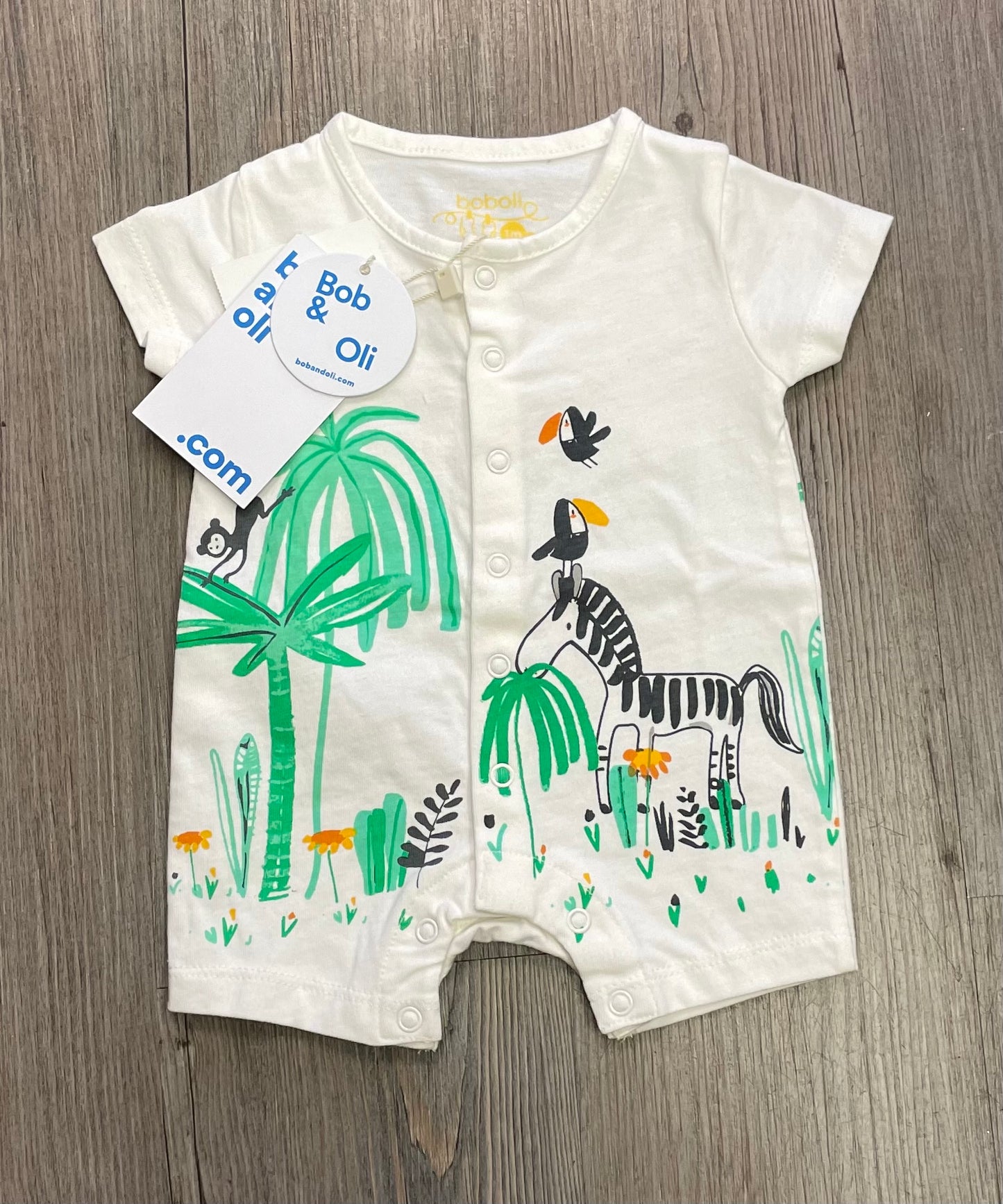 Multi  Boboli Romper, 3M
