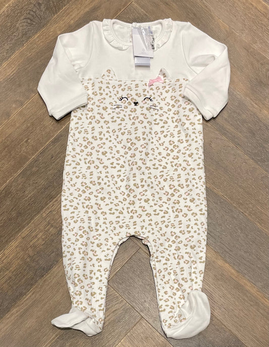 White  Idexe Onesie, 9M