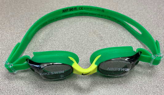 Green  Nike Swim Goggles, NEW