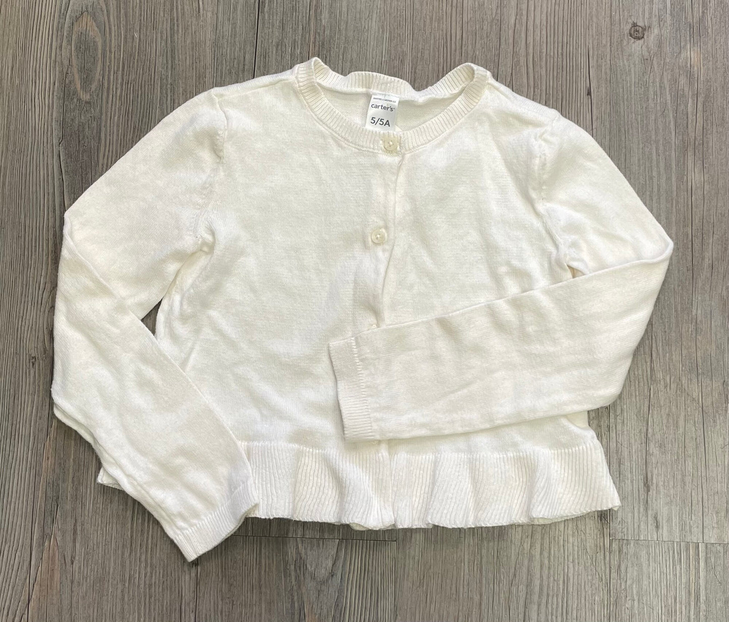 Ivory  Carters Cardigan, 5Y