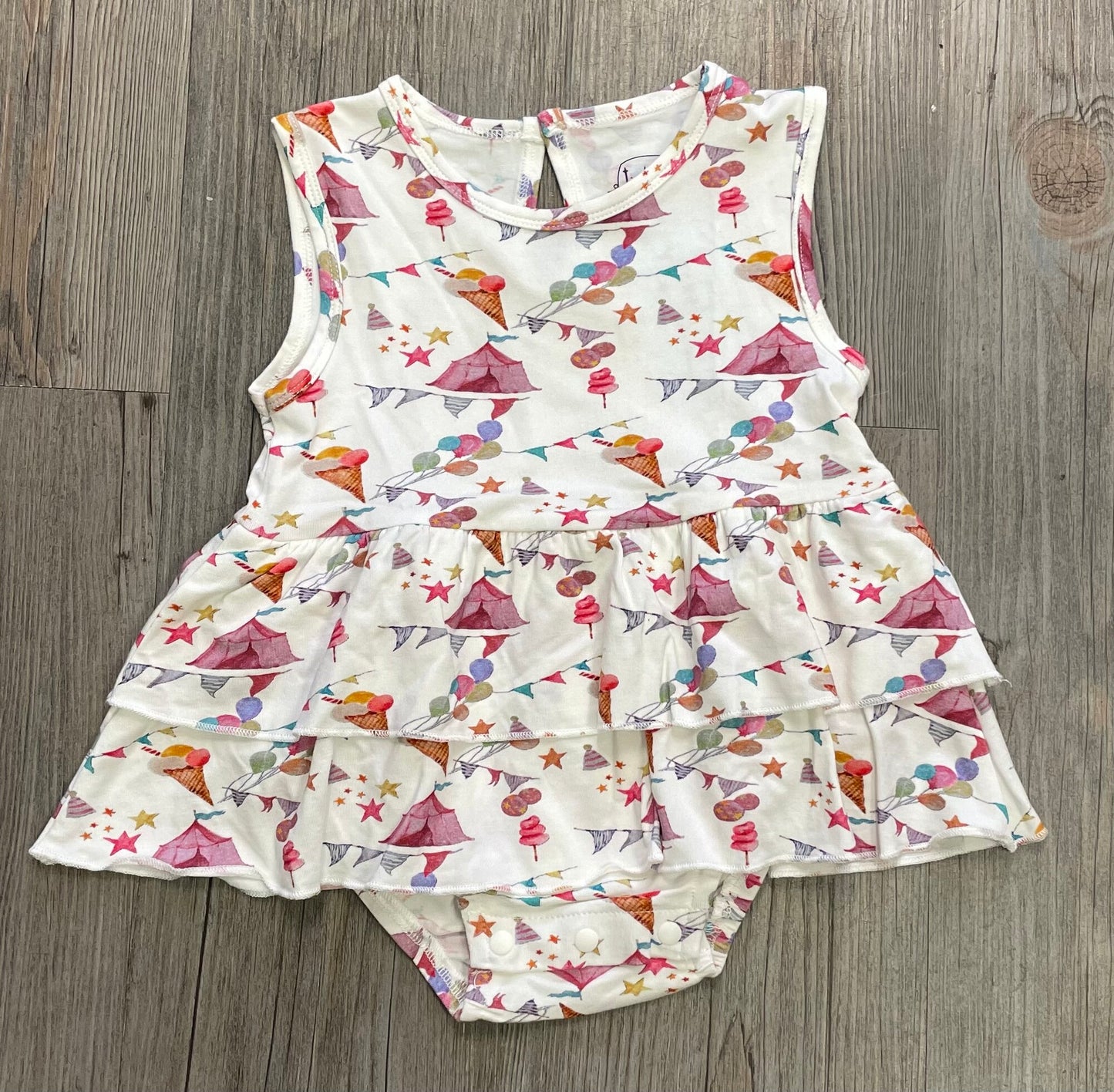 Carnival  Tickety- Boo Ruffled Dres, 6-9M