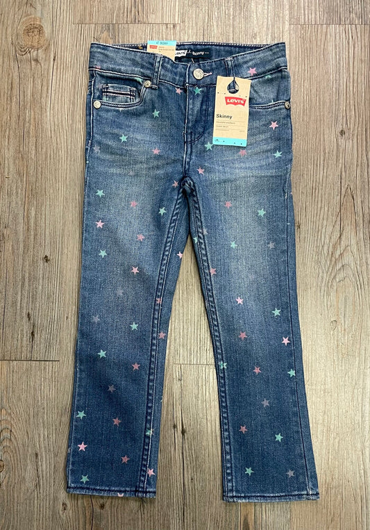 Blue  Levis Skinny Jeans, 4Y