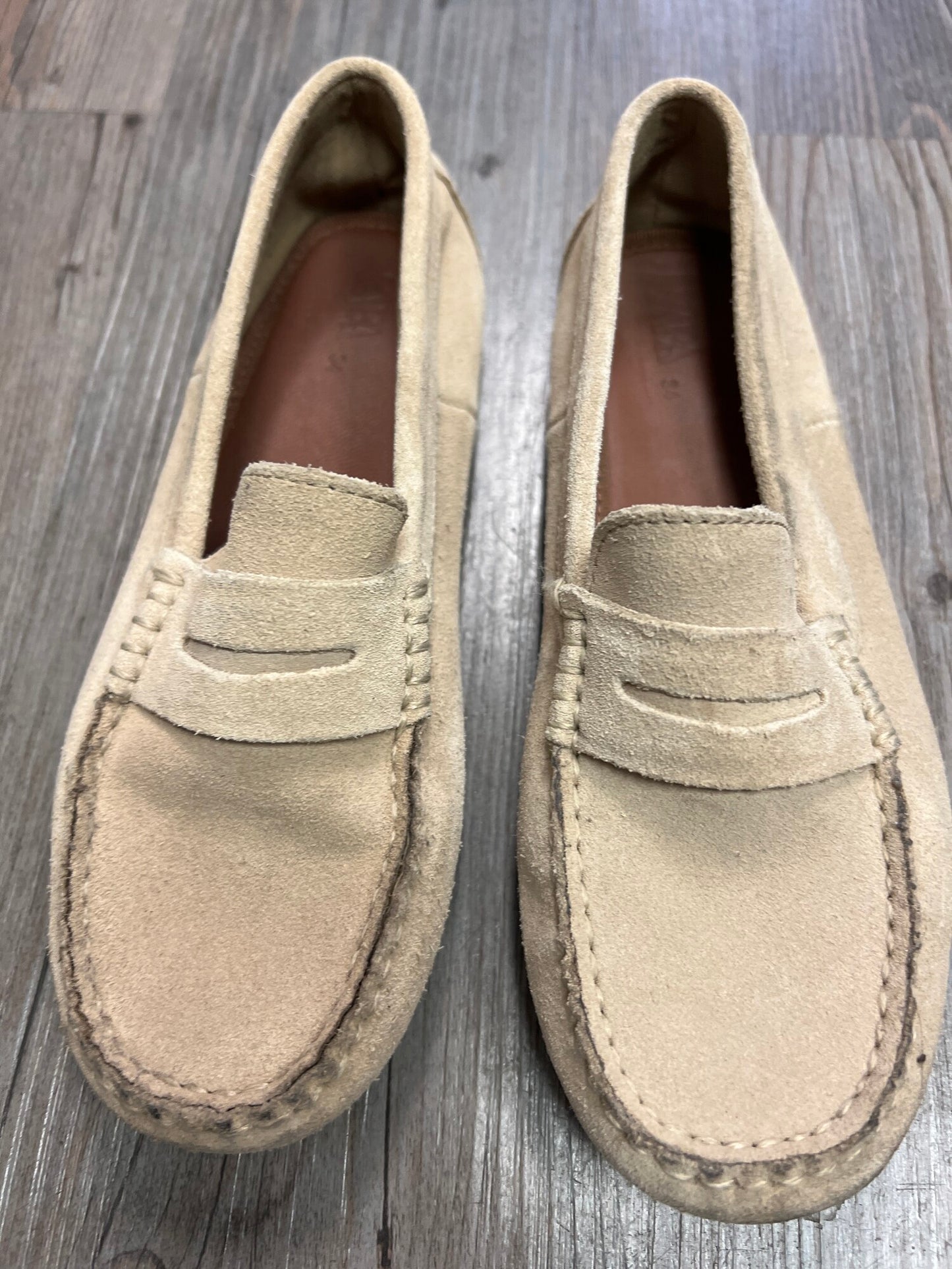 Beige  Zara Suede Shoes, 2Y