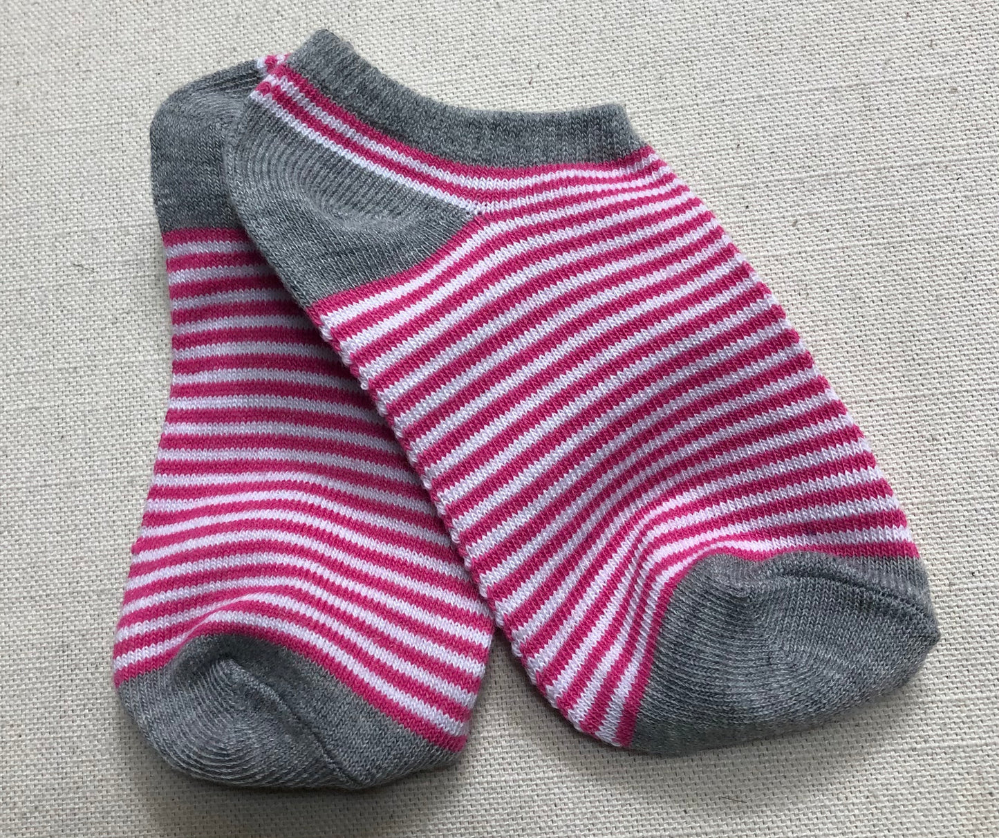 Pink  Striped Socks, 4-5Y