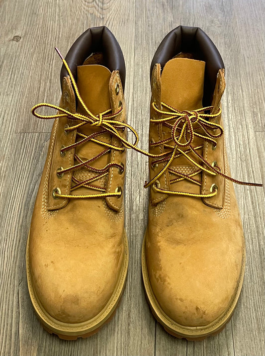 Tan  Timberland Premium Boots, 7Y
