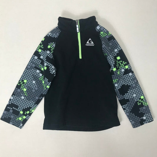 Black  Gerry Fleece Sweater, 5-6Y