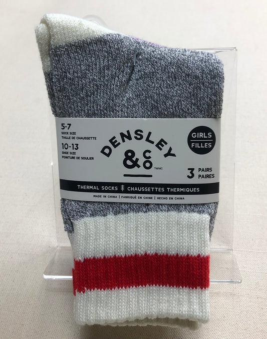 Multi  3Pack Thermal Socks, 10-13Shoe