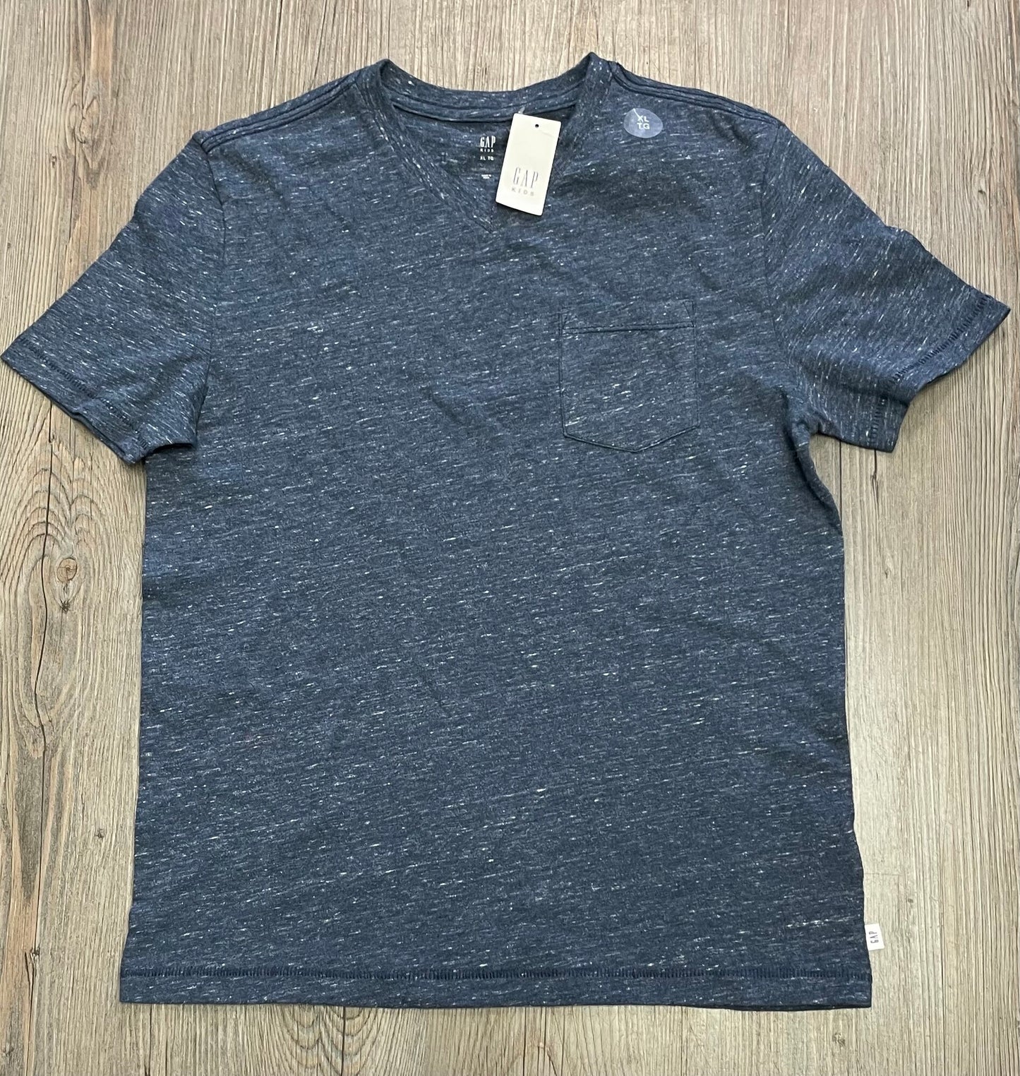 Blue  Gap V Neck Tee, 12Y