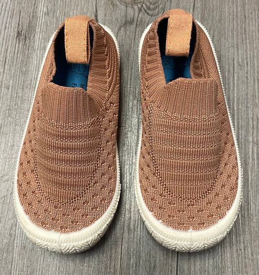 Brown  Jan & Jul  Knit Shoes, 8T