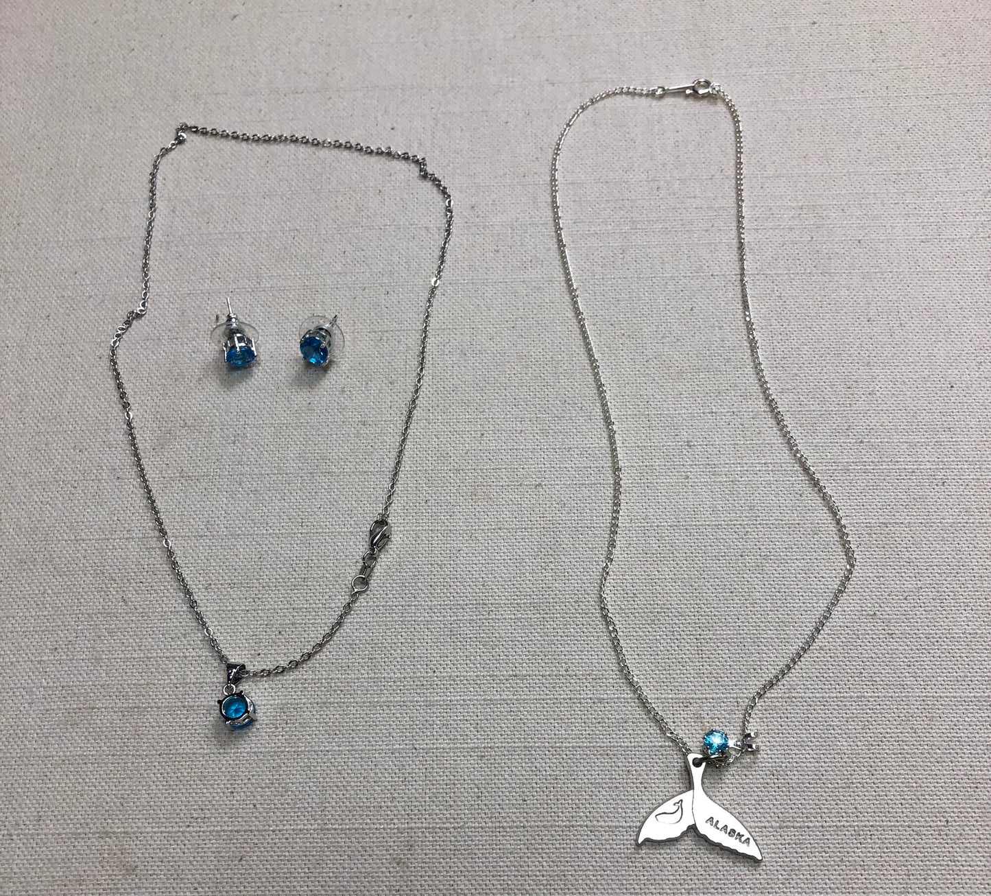 None  2necklace& Earings, One Size