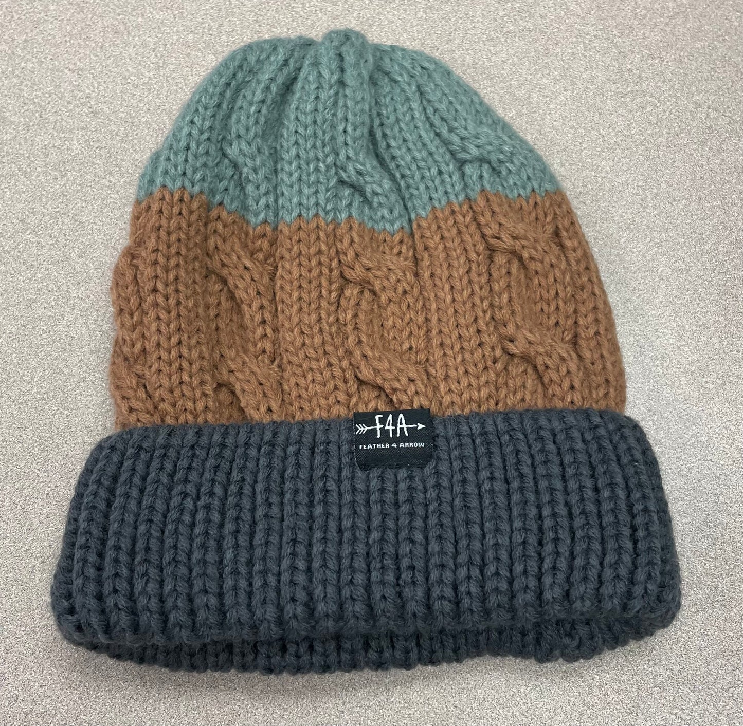 Multi  F4A Knit Beanie Hat, One Size