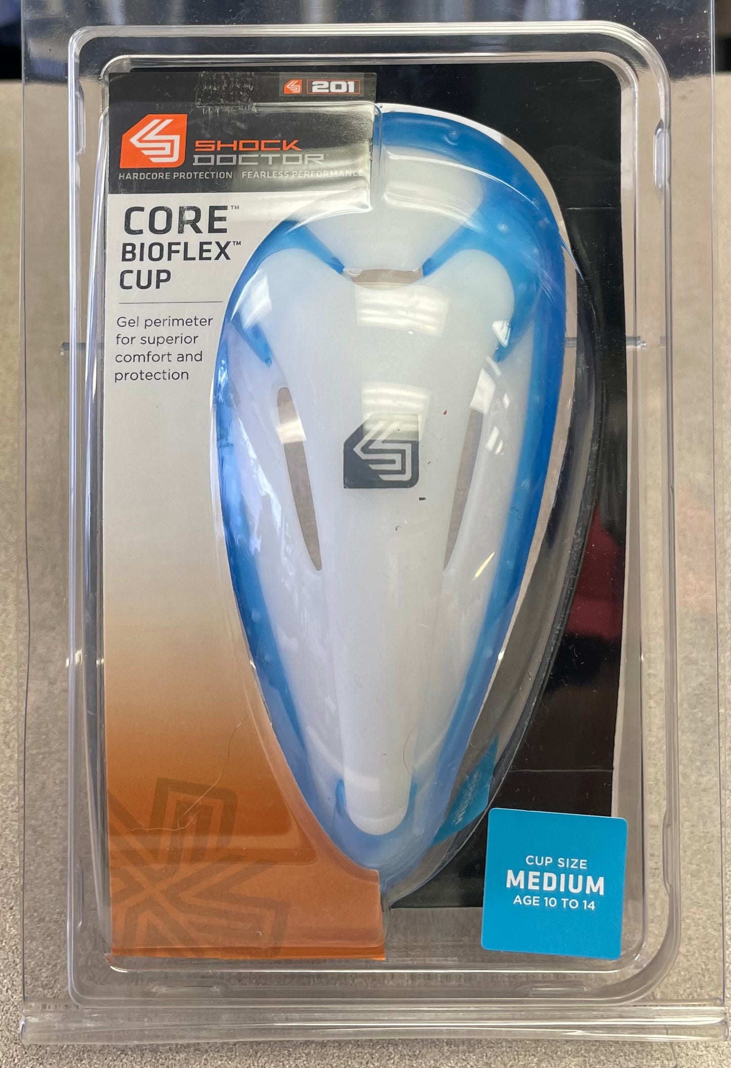 Blue  Core Bioflex Cup, 10-14Y