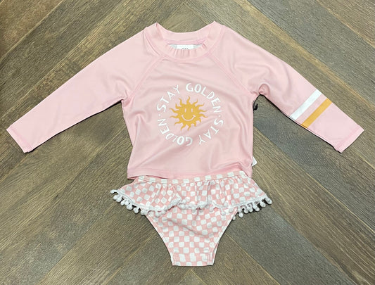 Pink  F4A Fun In The Sun Bikini, 18-24M