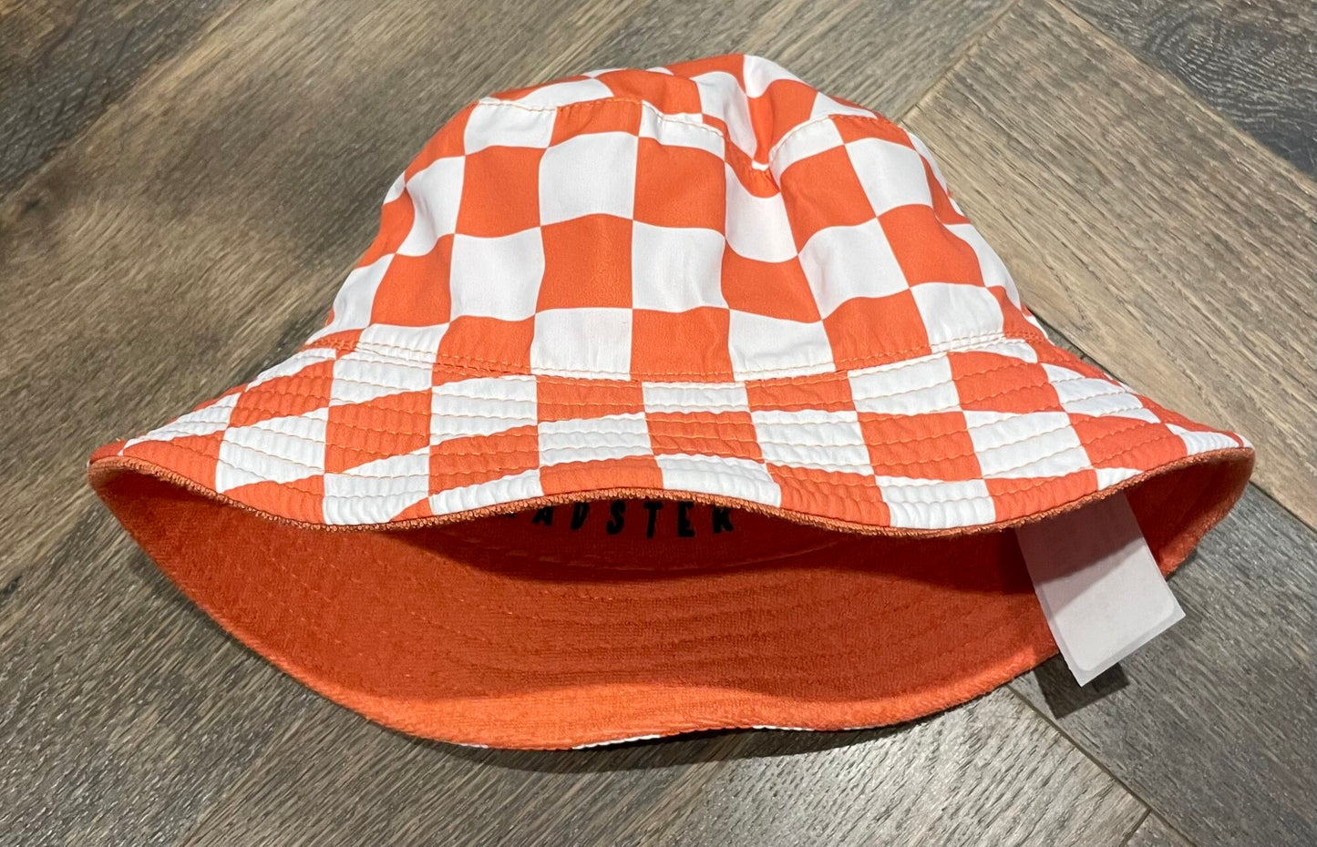 Orange  Headster Terry Bucket Hat, 49-52CM