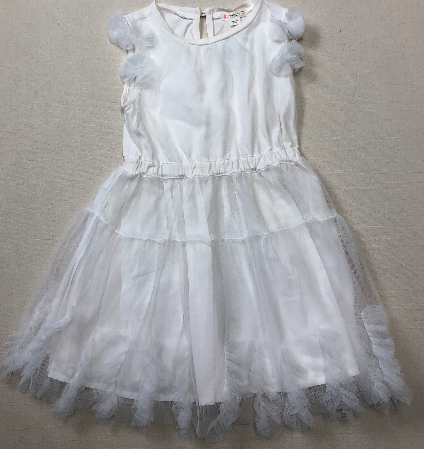 Cream  Crewcuts Dress, 4Y