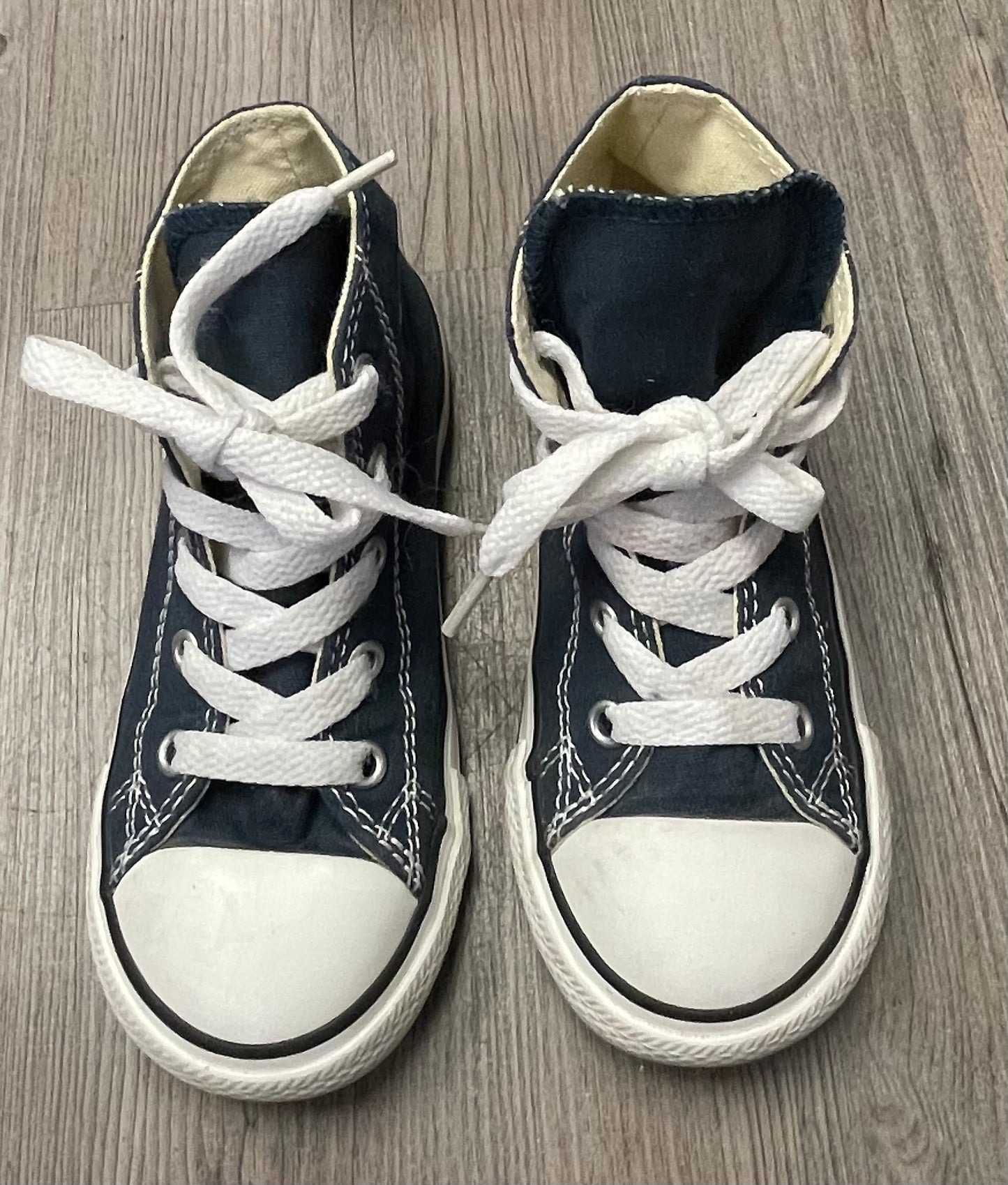 Navy  Converse High Top Shoes, 9T