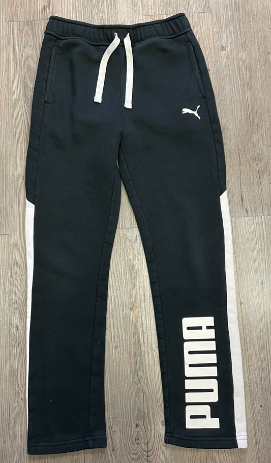Black  Puma Sweatpants, 10-12Y