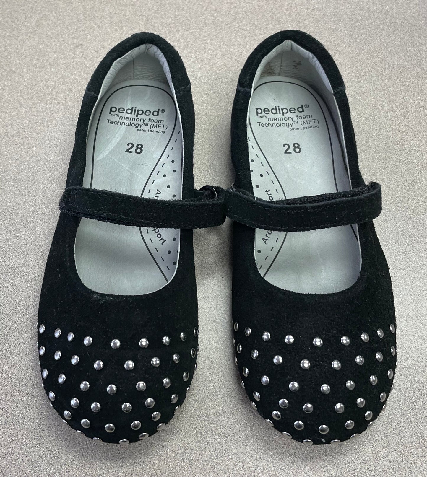 Black  Pediped Shoes, 11Y