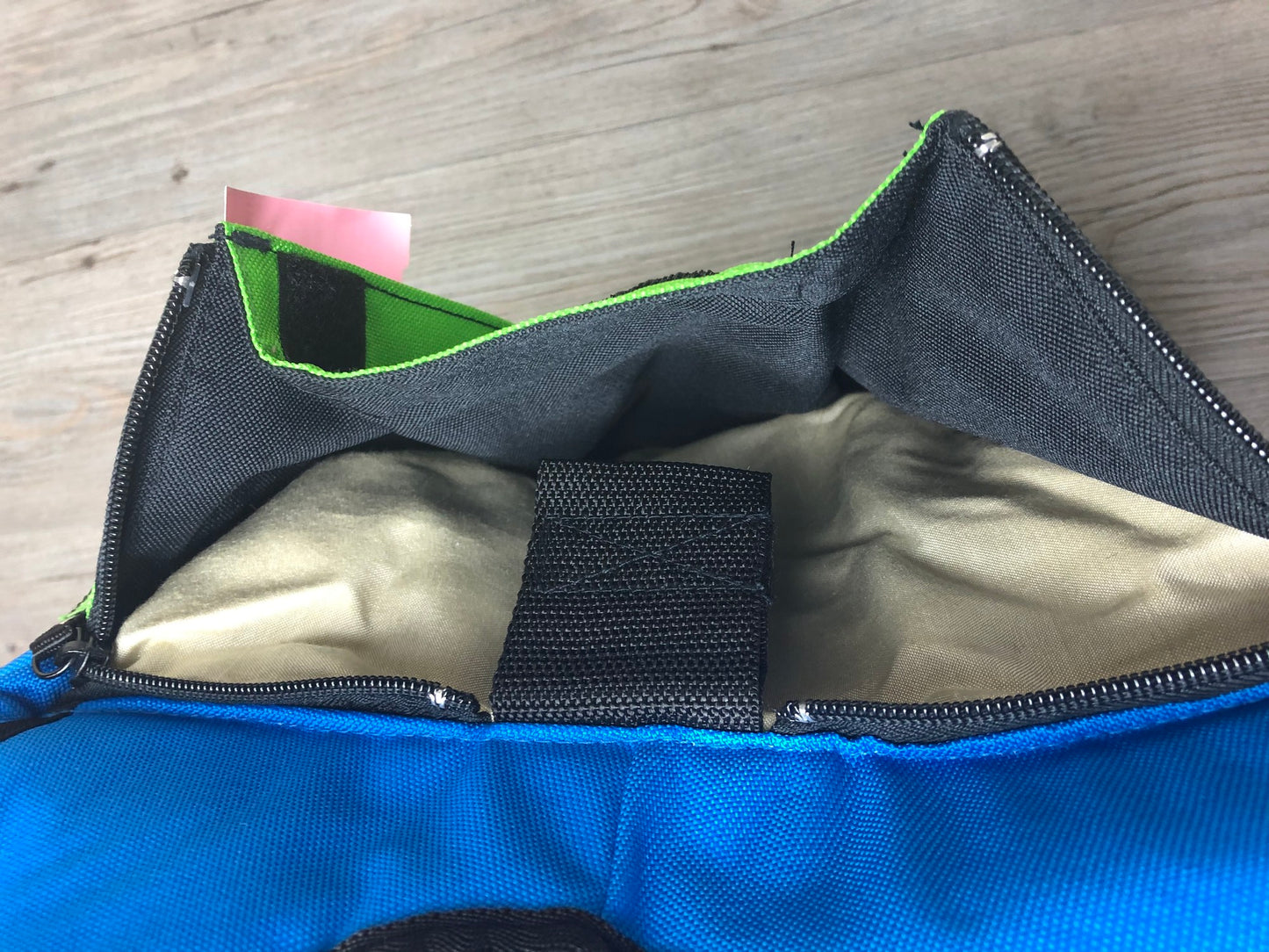 Blue/lim  I Coo Diaper Bag, New