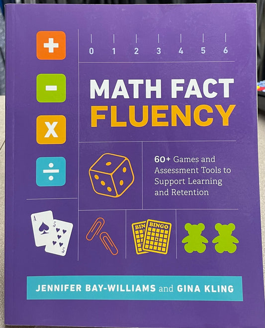 Purple  Math Fact Fluency, Paperback