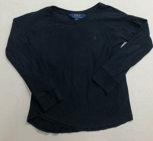 Black  Polo  Ralph Lauren T Shir, 6Y