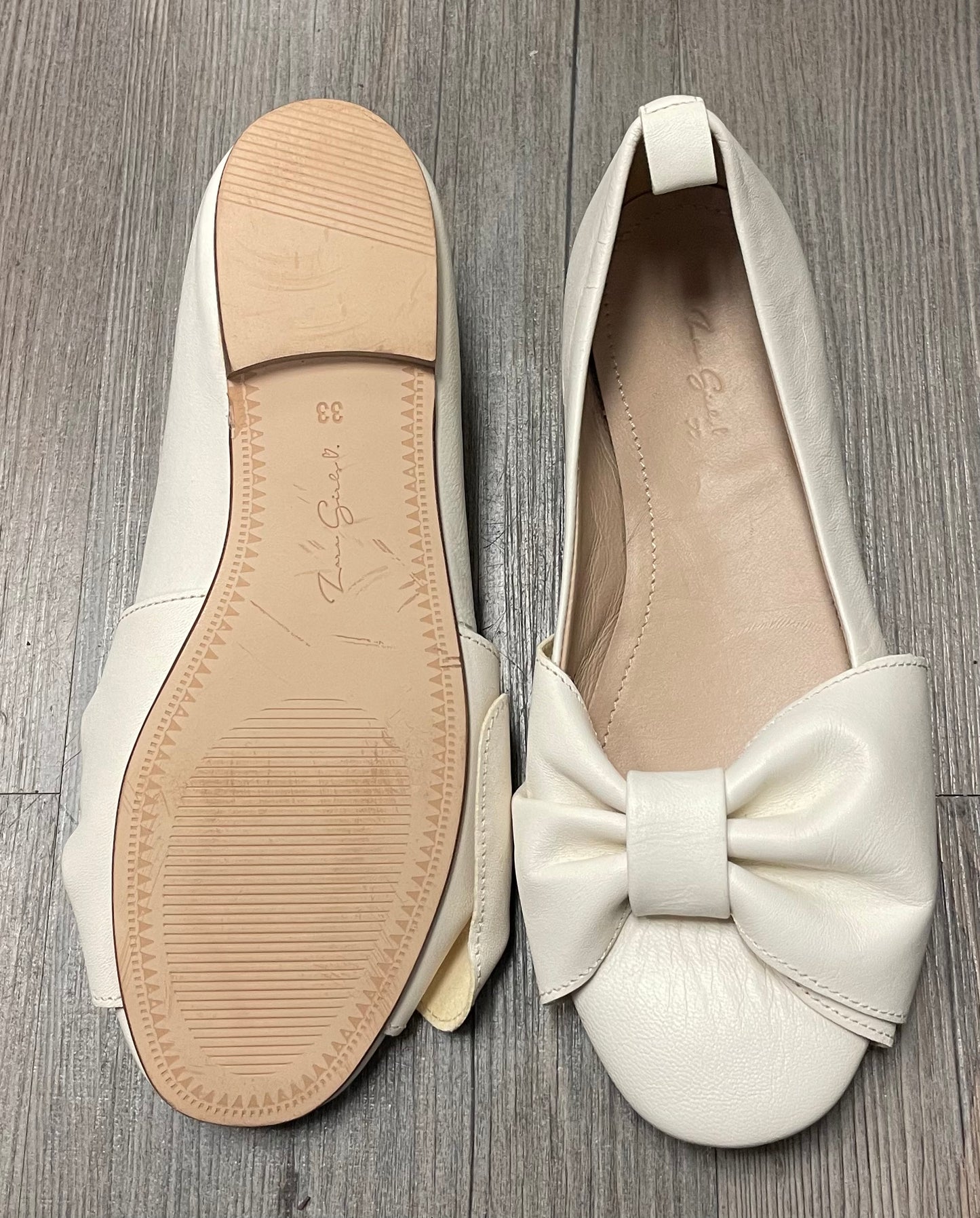 White  Zara Shoes, 1.5Y