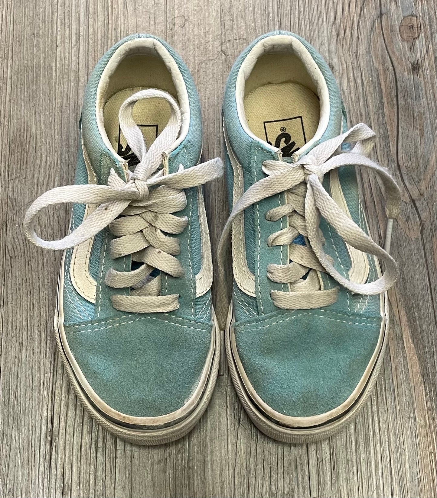 Blue  Vans Lace Up - Suede Toe, 11.5Y