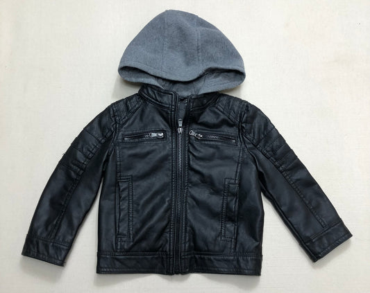 Black  Urban Republic Leather Ja, 3Y