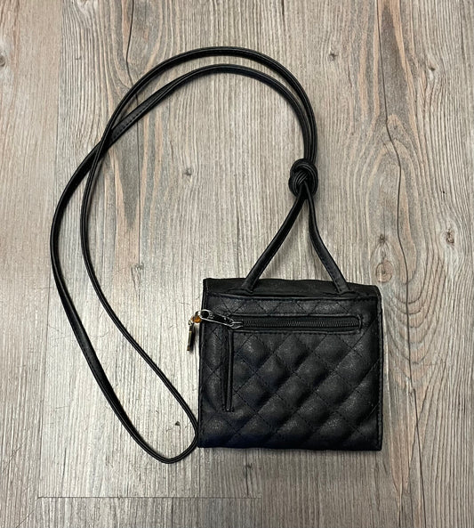 Black  Mini Wallet Bag, Used