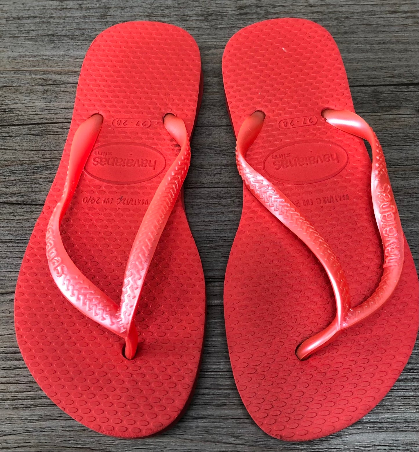 Orange  Havaianas, 11-12Y