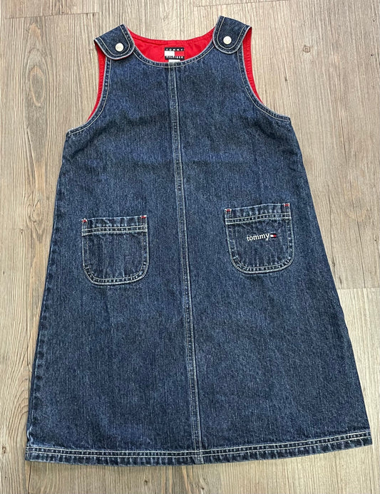 Blue  Tommy Denim Dress, 6Y
