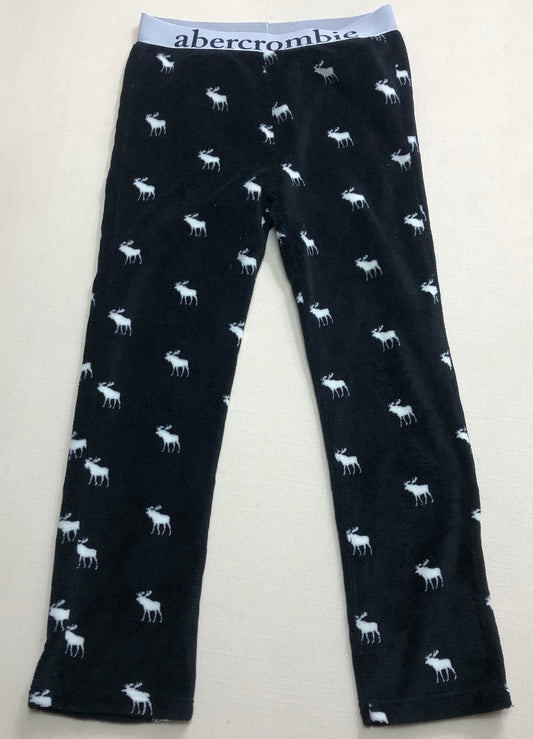 Black  Abercrombie Fleece Pj Bot, 15-16Y