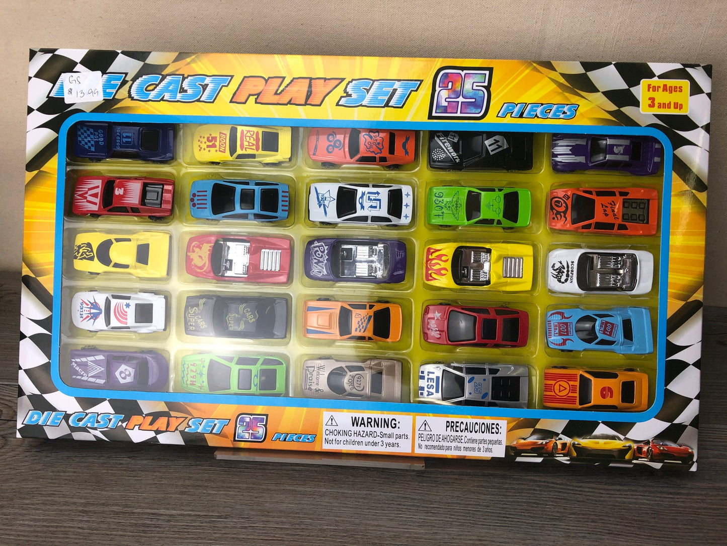 Multi  Die Cast Car Play Set, 25 Pcs