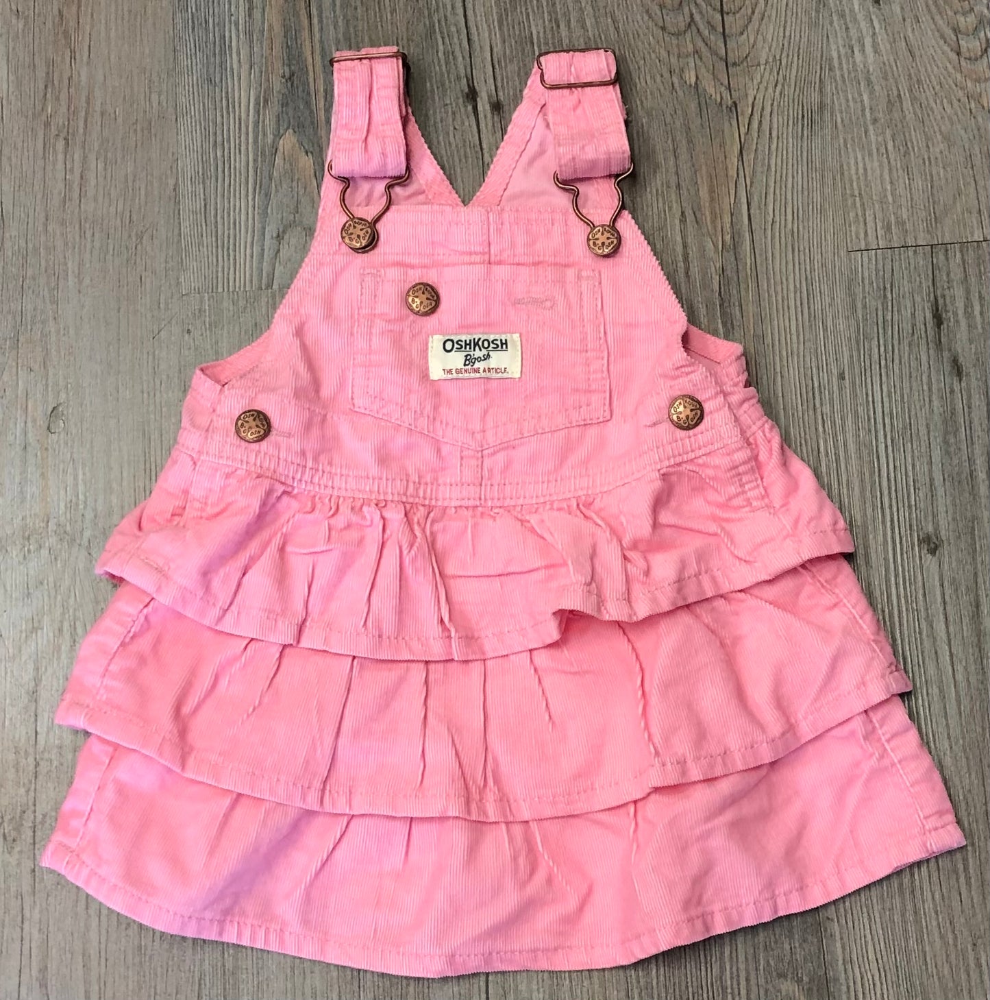 Pink  Oshkosh Romper, 12M