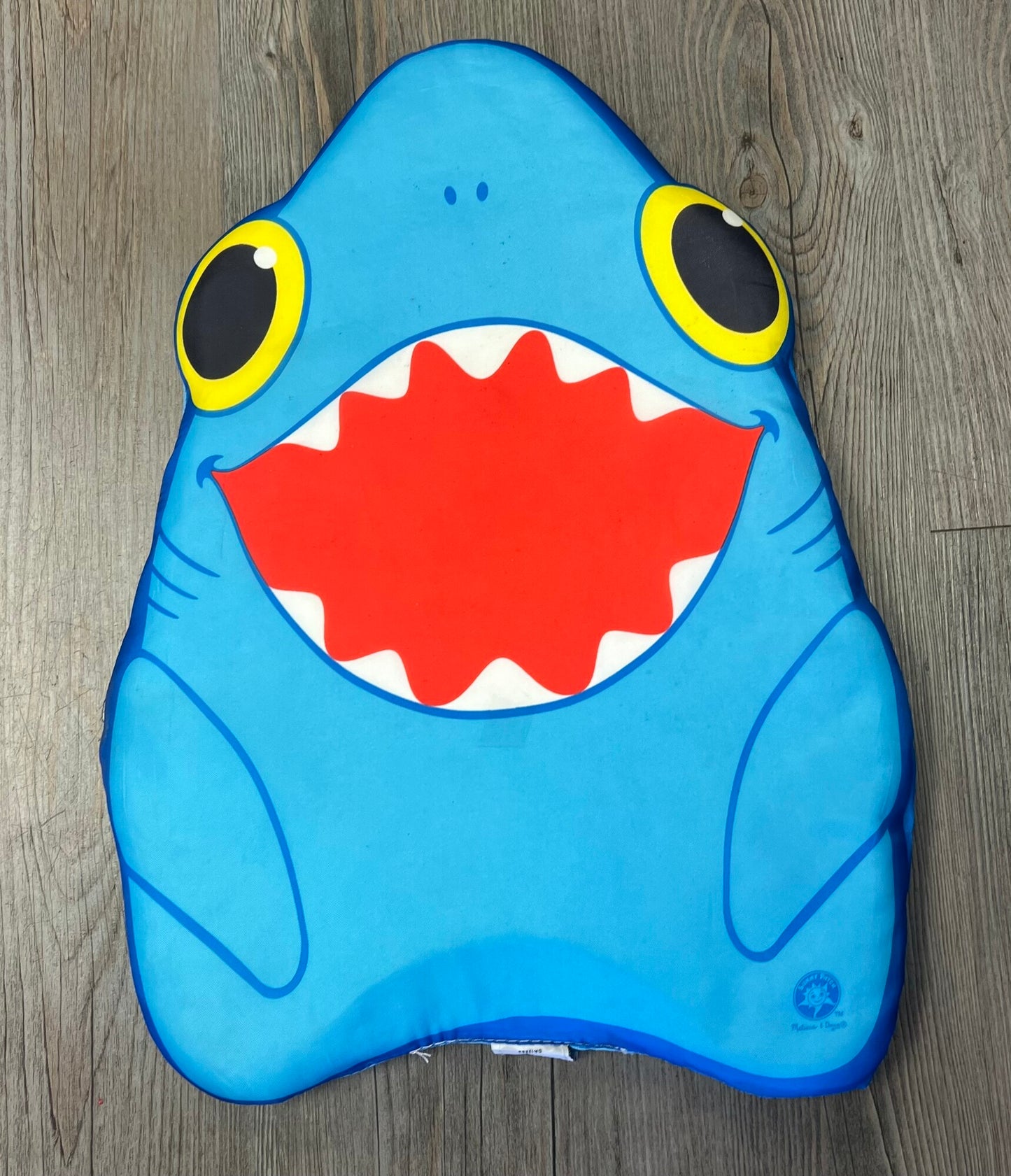 Blue  M&D Shark Kickboard, Pre-owned