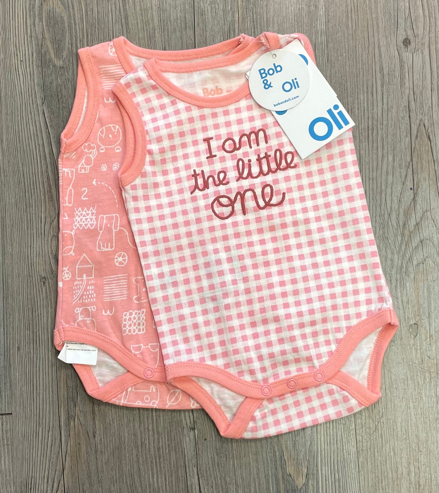 Coral  Bob & Oli Onesie Set, 3M