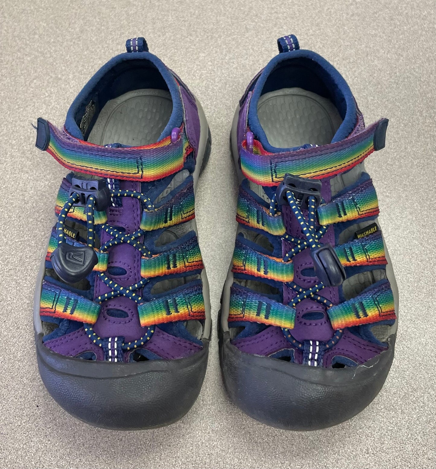 Rainbow  Keens Sandals, 11Y