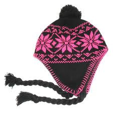 Fuchsia  Snowstoppers Nordic Hat, 3-8 Years