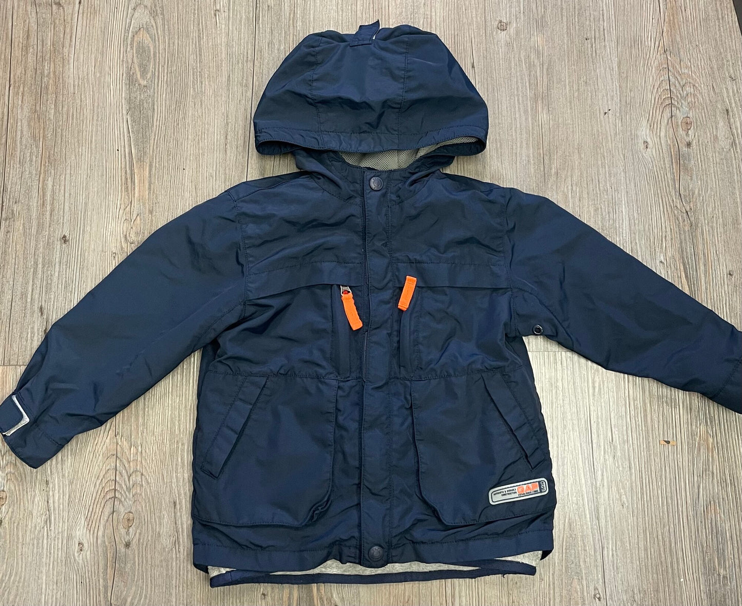 Navy  Gap 2 In 1 Jacket, 4Y
