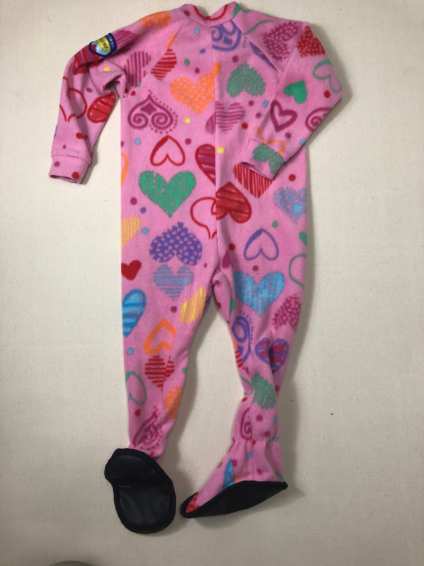 Pink  Snug As A Bug Fleece Pj, 3-4Y