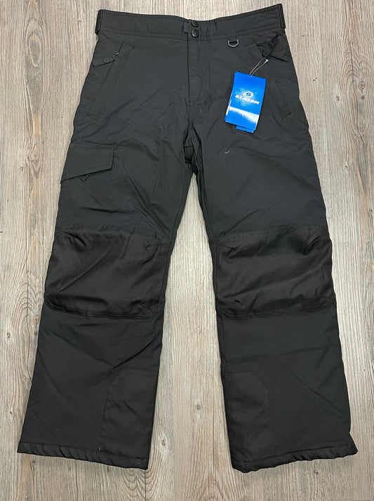 Black  Slalom Snow Pants, 8Y