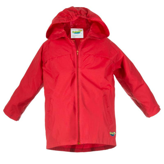 Red  Splashy Rain Jacket, 11-12Y