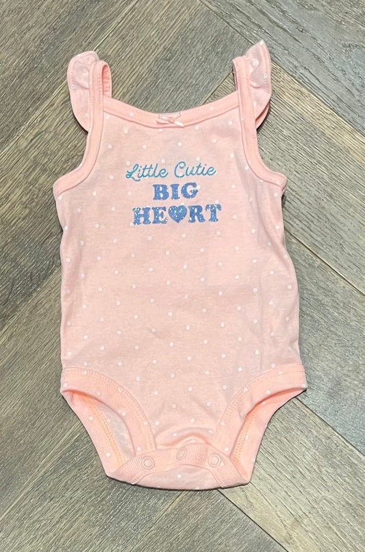 Peach  Carters Onesie, Newborn