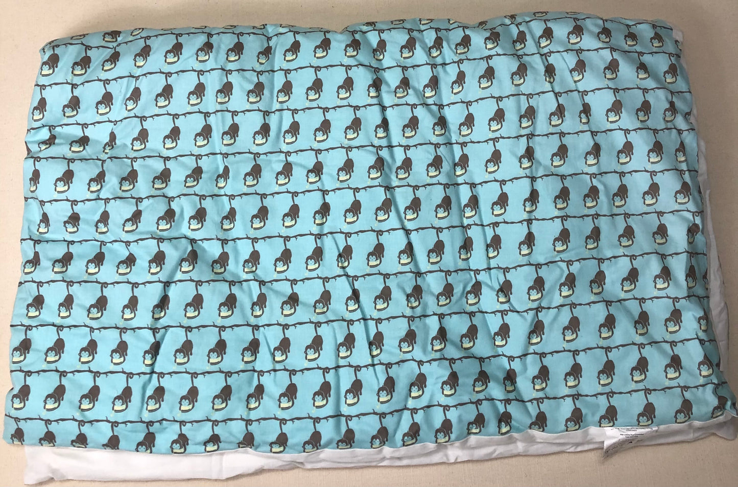 Grey/blu  Bed Sheet Set, Crib
