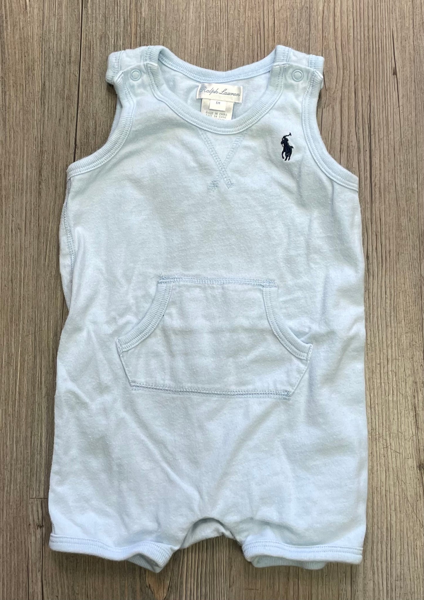 Blue  Ralph Lauren Romper, 6M