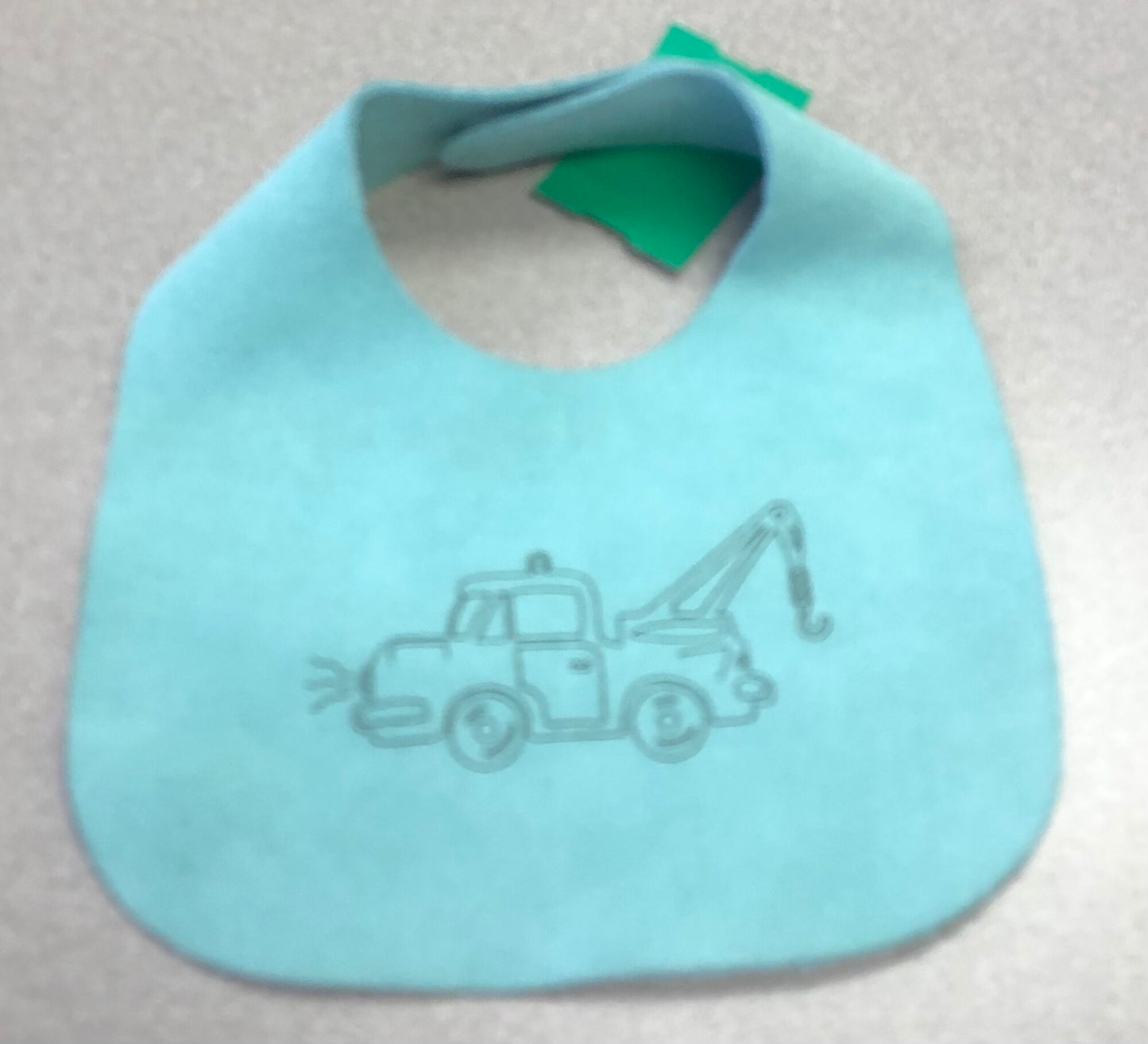 Green  Drooly Baby Bib, One Size