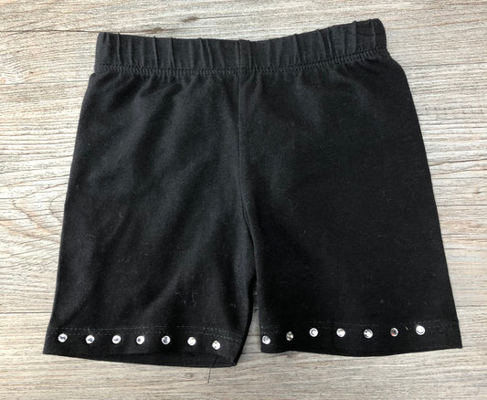 Black  Lycra Bike Shorts, 6-12M