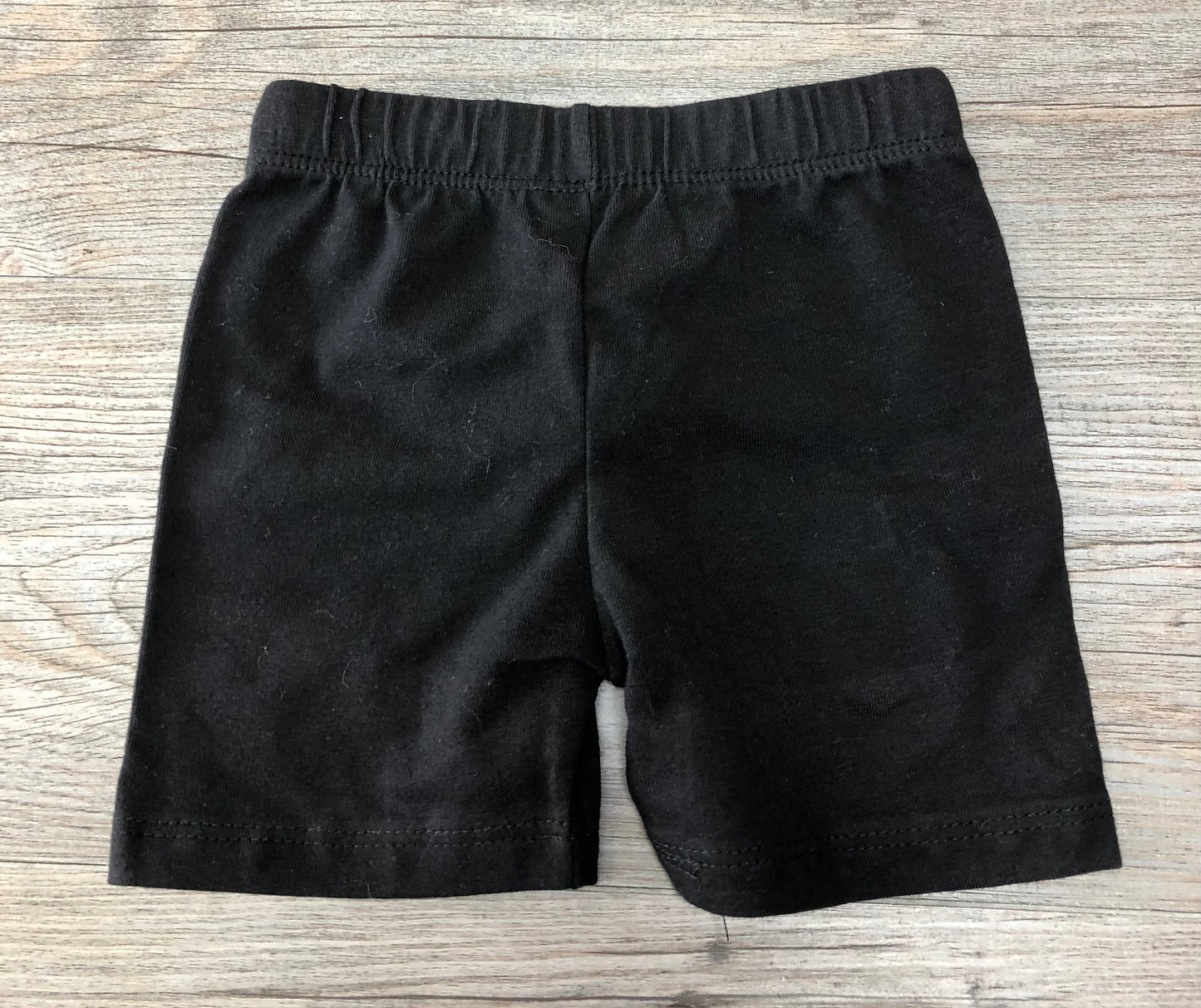 Black  Lycra Bike Shorts, 6-12M