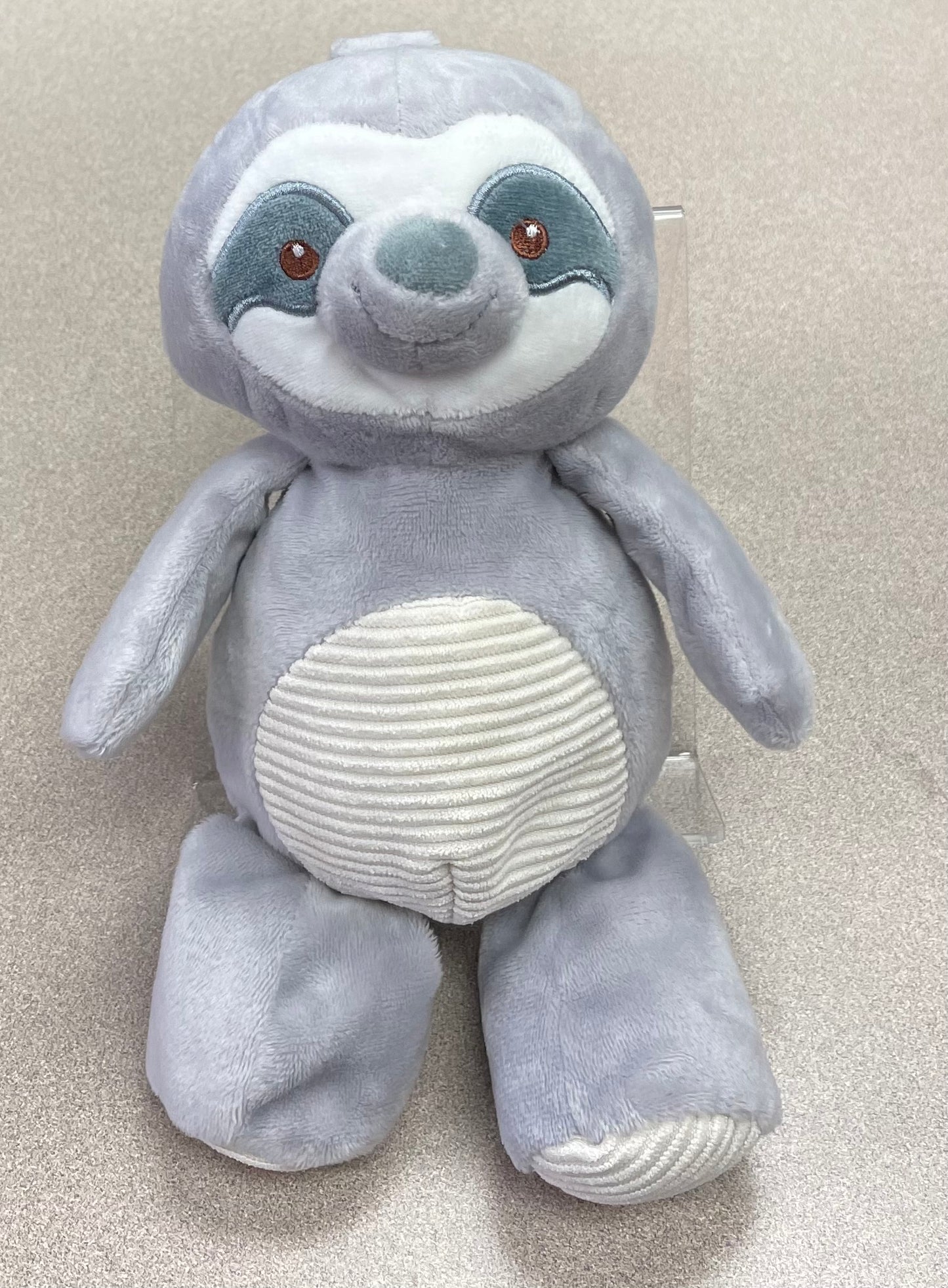 Grey  Sloth Rattle Stuff Toy, Pre-owned