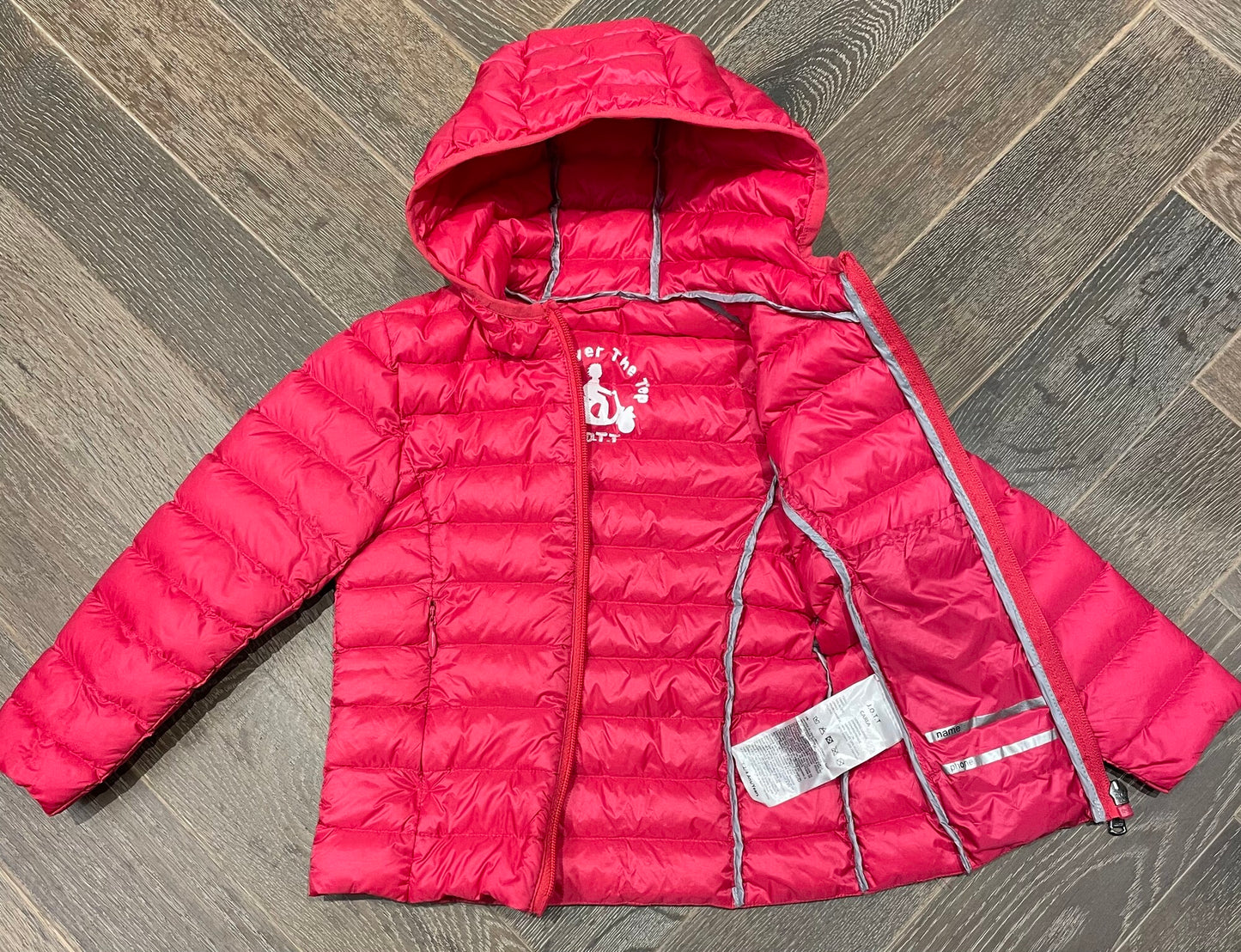 Fuchsia  JOTT  Puffer Jacket, 2-4Y
